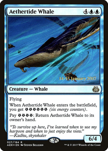 Aethertide Whale  [Aether Revolt Prerelease Promos]