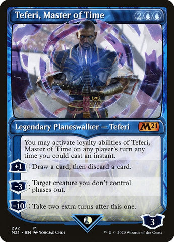 Teferi, Master of Time (Showcase) [Core Set 2021]