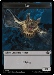 Map // Bat Double-Sided Token [The Lost Caverns of Ixalan Tokens]
