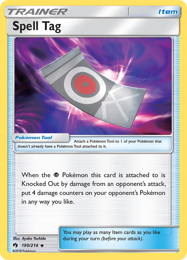 Spell Tag (190/214) [Sun & Moon: Lost Thunder]