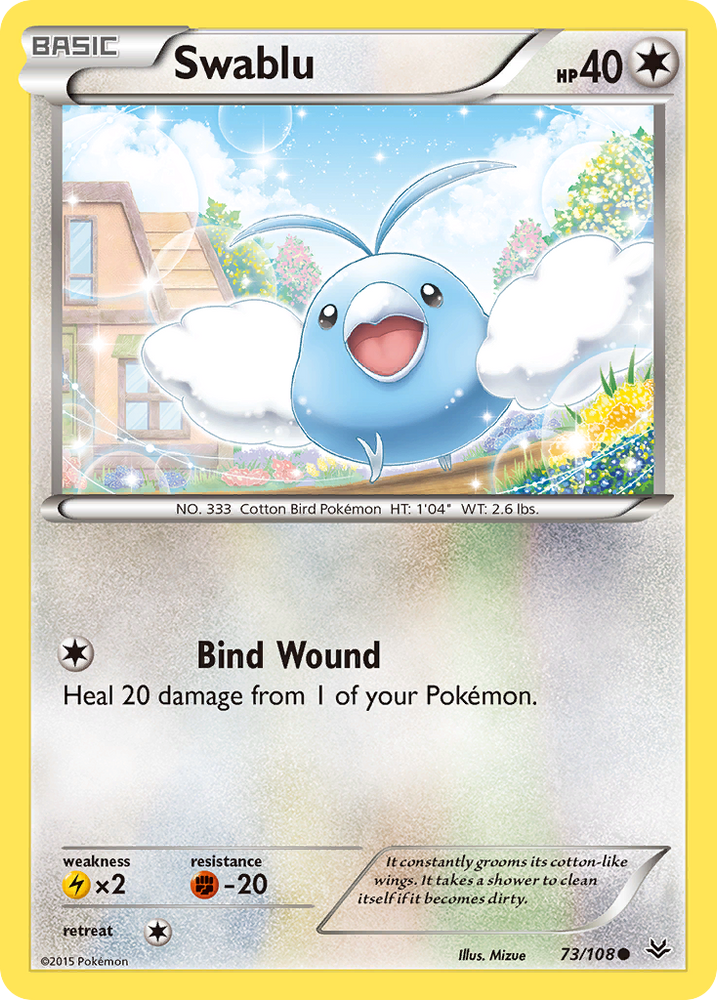 Swablu (73/108) [XY: Roaring Skies]